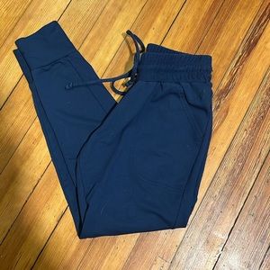 Free People Movement Sunny Skinny Sweatpants, Size Small, Navy Blue